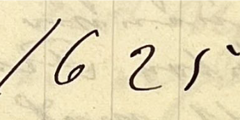 1625 Ausschnitte Jahreszahl