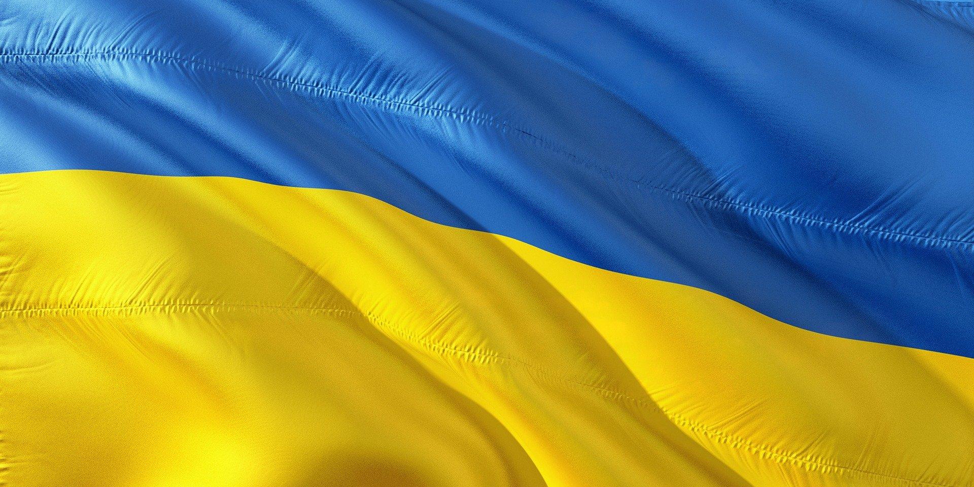 Fahne der Ukraine
