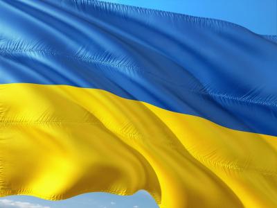 Fahne der Ukraine