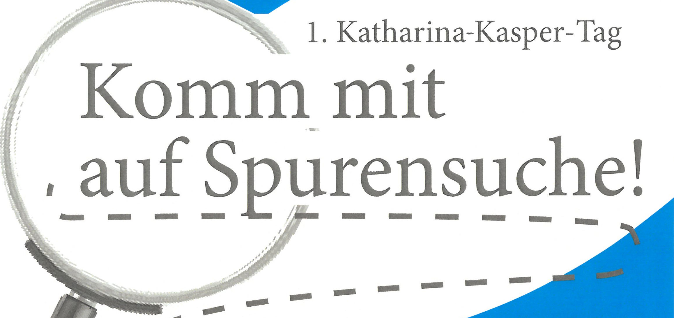 Plakat Komm mit auf Spurensuche ausschnitt